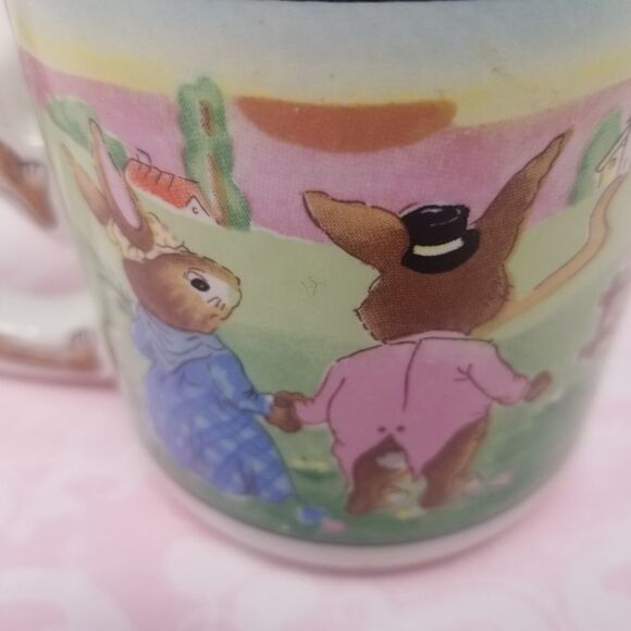 Rabbit handle mug.   - Picture 2 of 6